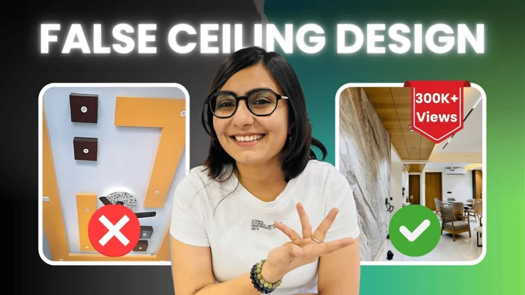 False Ceiling Design - YouTube Video - Unity Interiors - Ekta Makadia