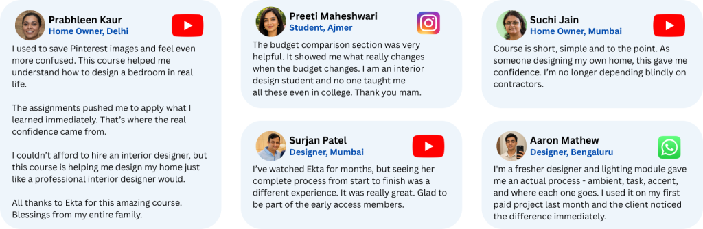 Bedroom Design Master Course by Ekta Makadia, Founder of Unity Interiors